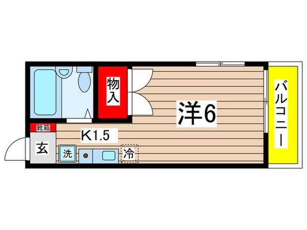 あさひマンションの物件間取画像